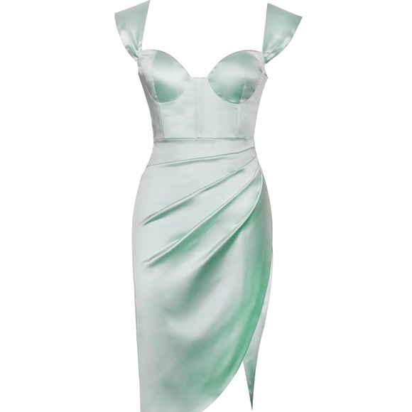 Miss Circle brand satin dress - Picture 4 of 9